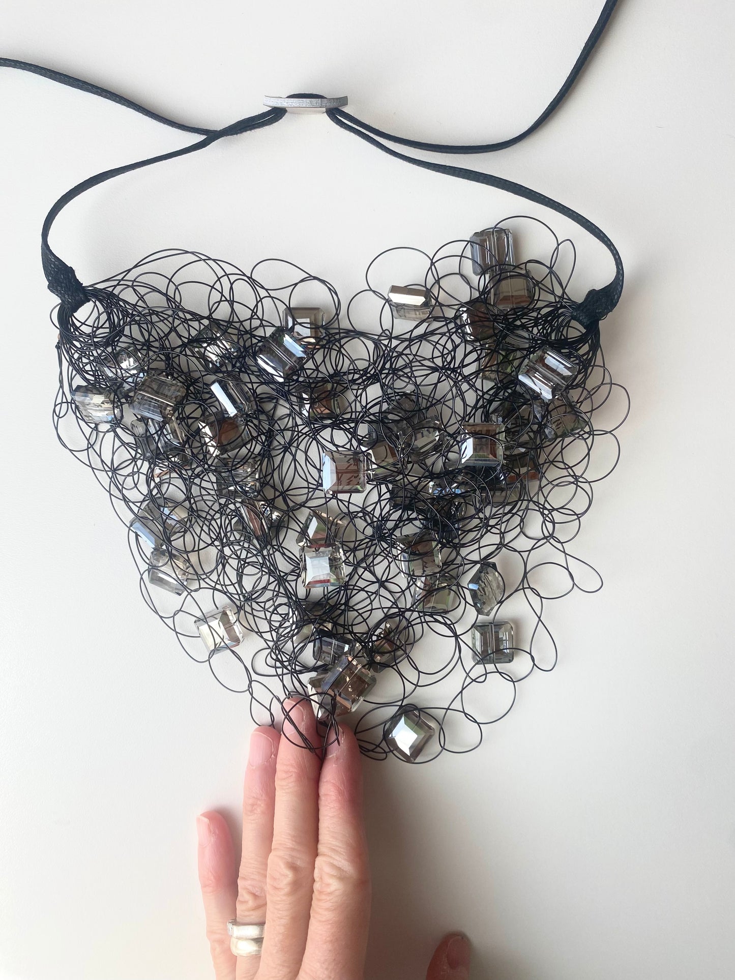 Collana Nube maxi cristalli