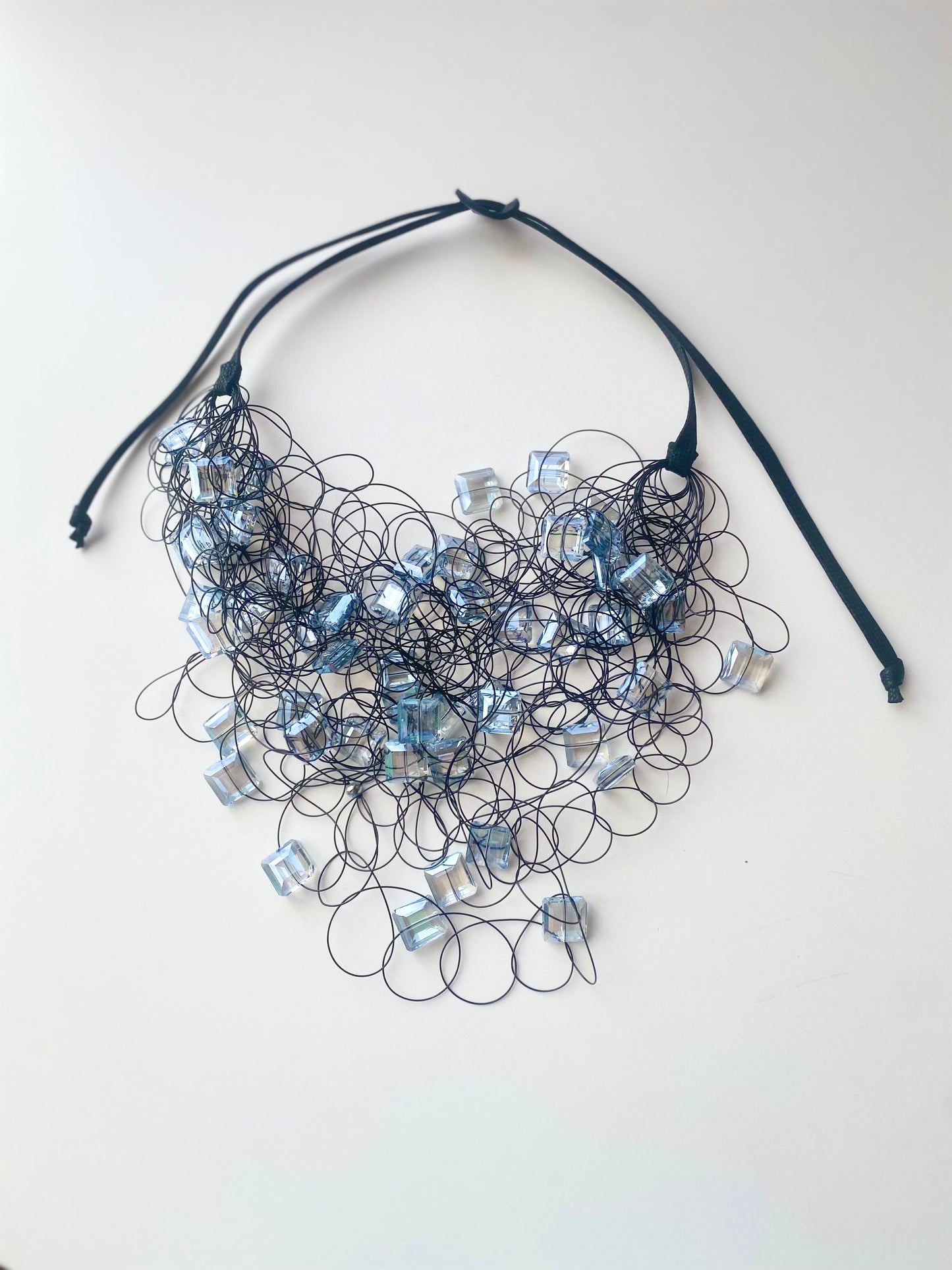 Collana Nube maxi cristalli
