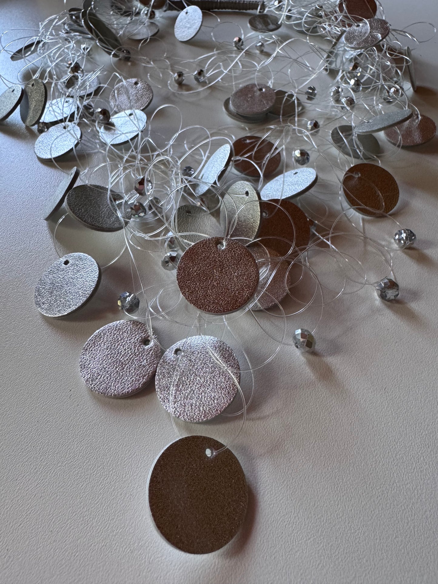 Nubi pelle colori metallici