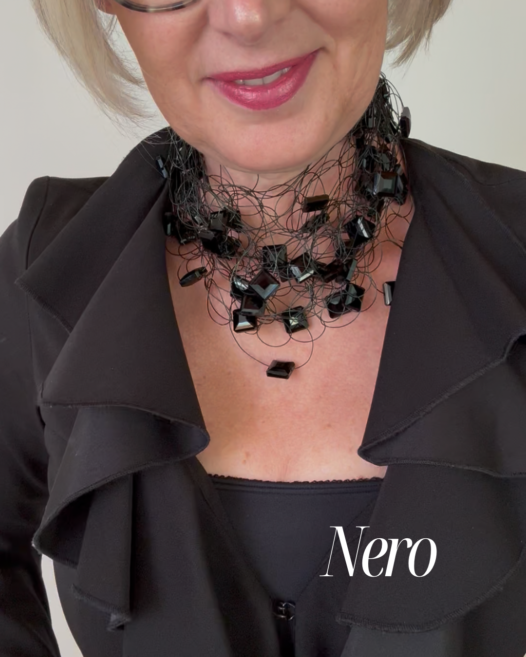 Collana Nube maxi cristalli