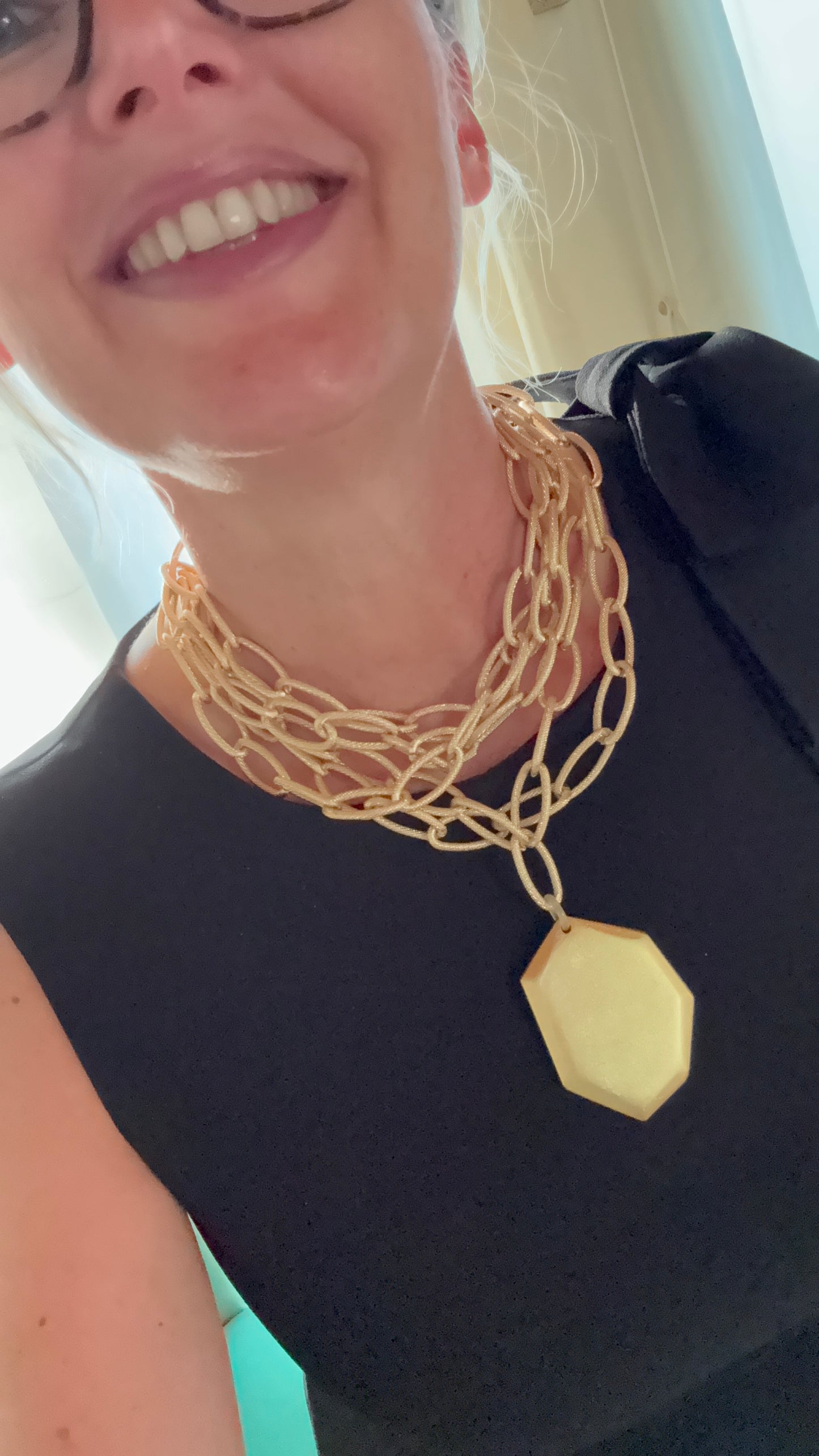 Eptagon Halskette Aluminiumkette