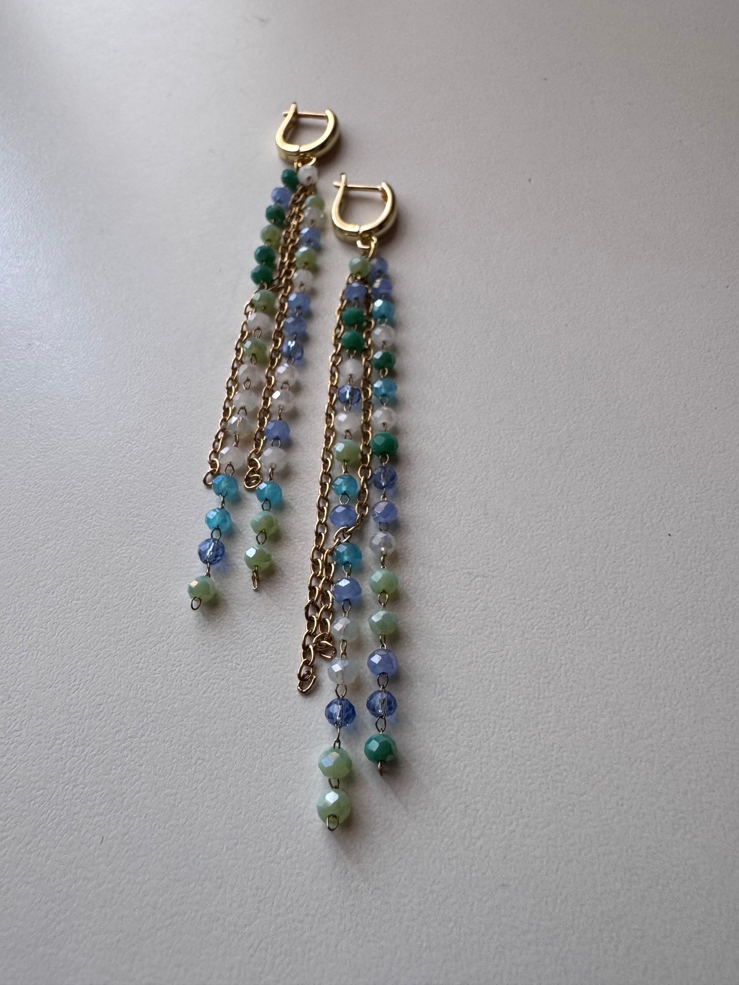 Orecchini “filo turchese”