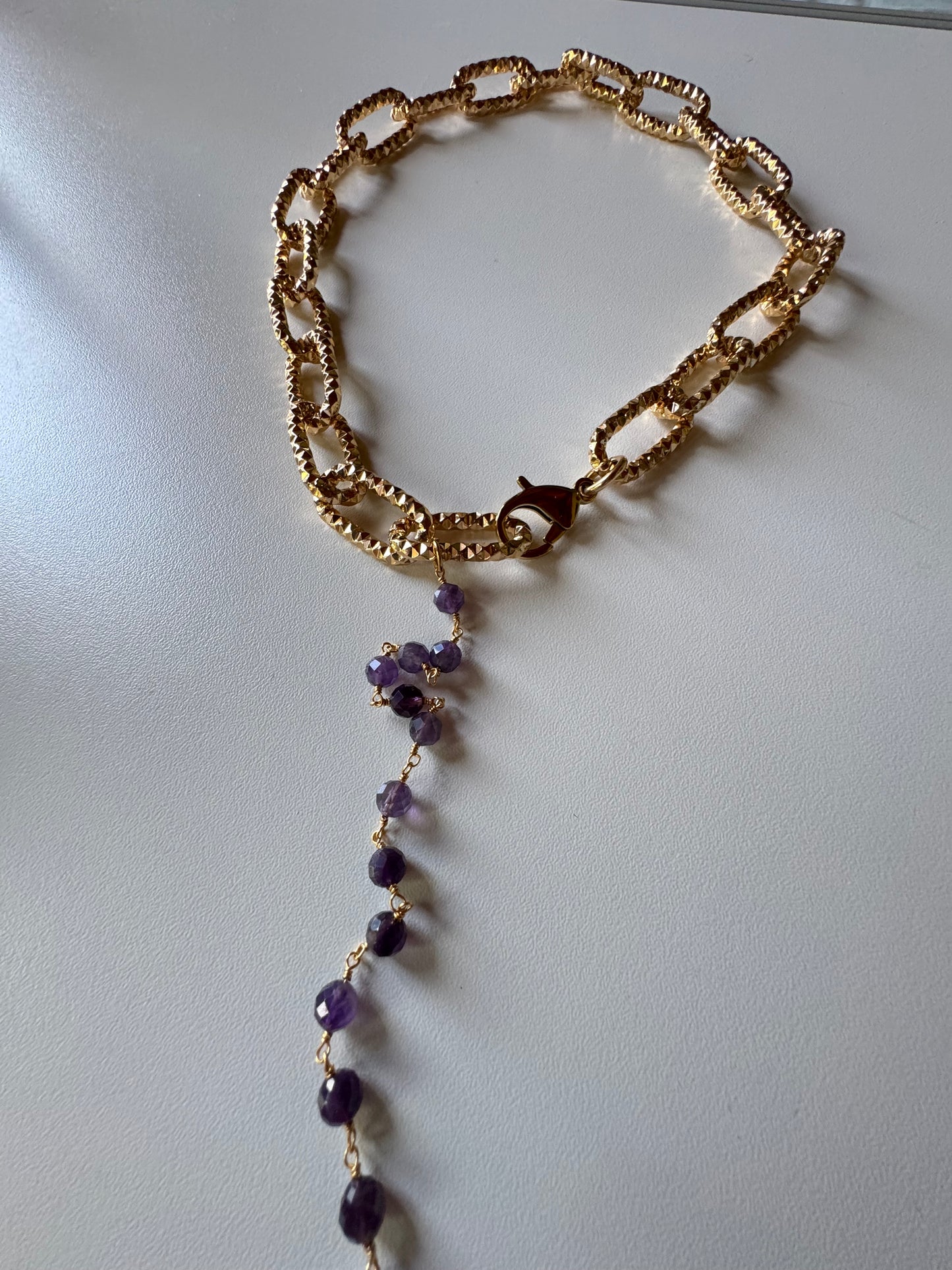 Collana catena e Agata