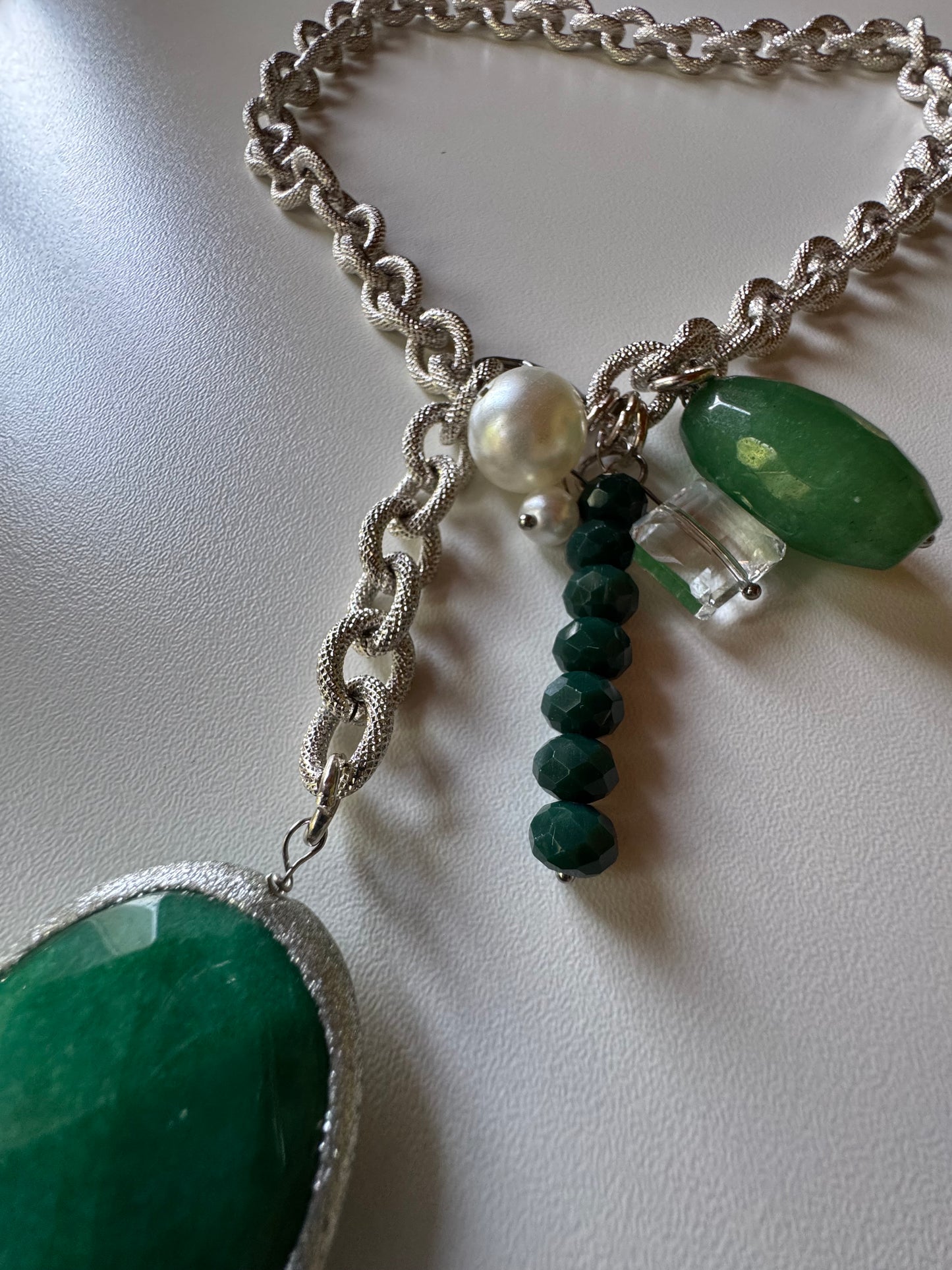 Collana catena e Agata