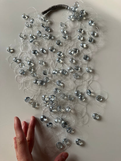 Collana Nube maxi cristalli lisci