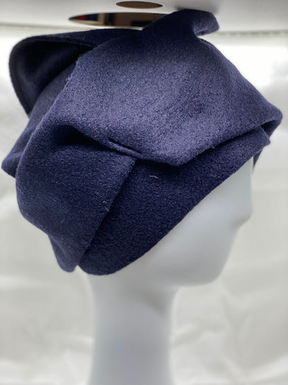 Cappello Origami in lana cotta