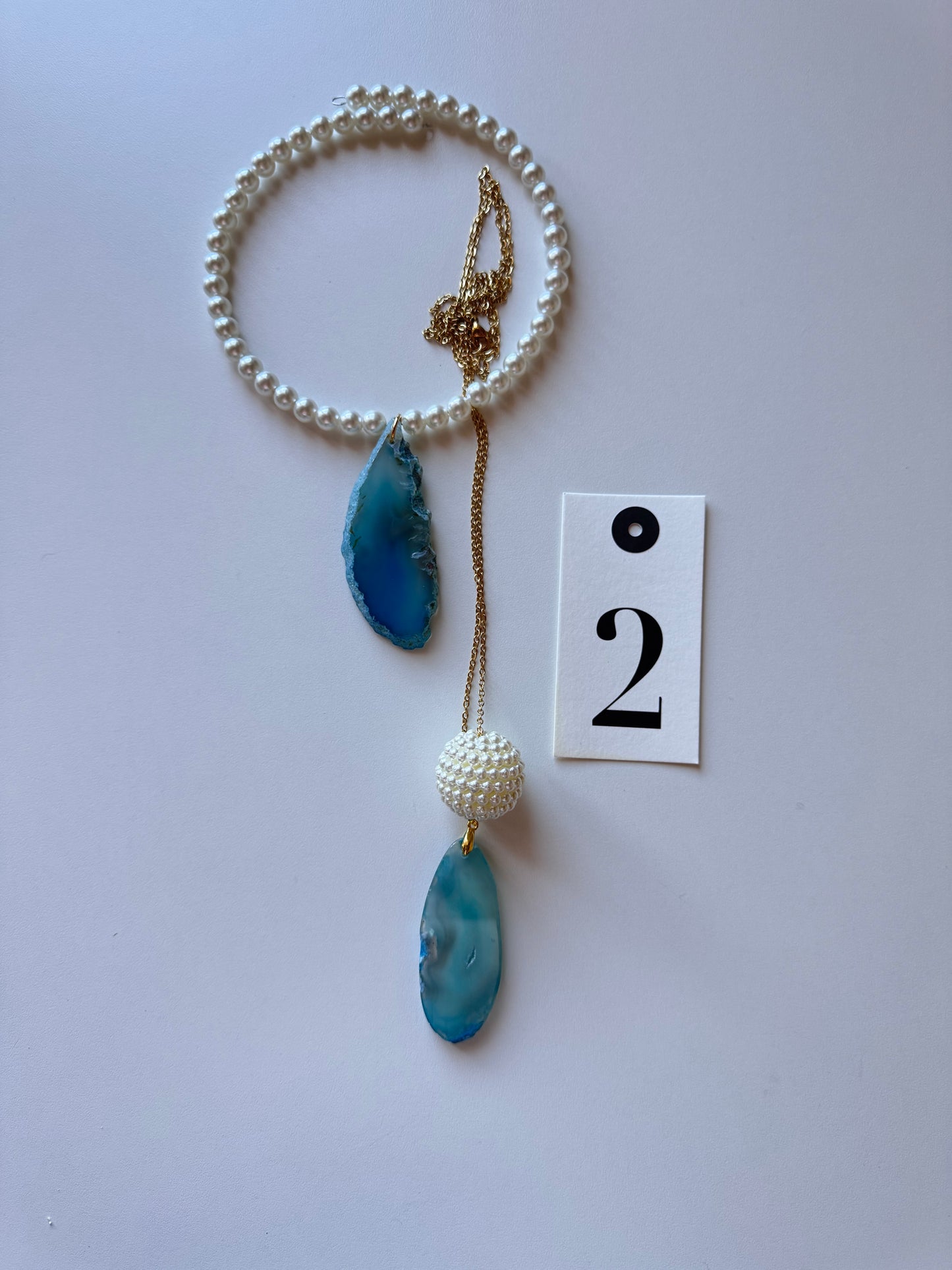 Combo Collana corta con perle + collana lunga