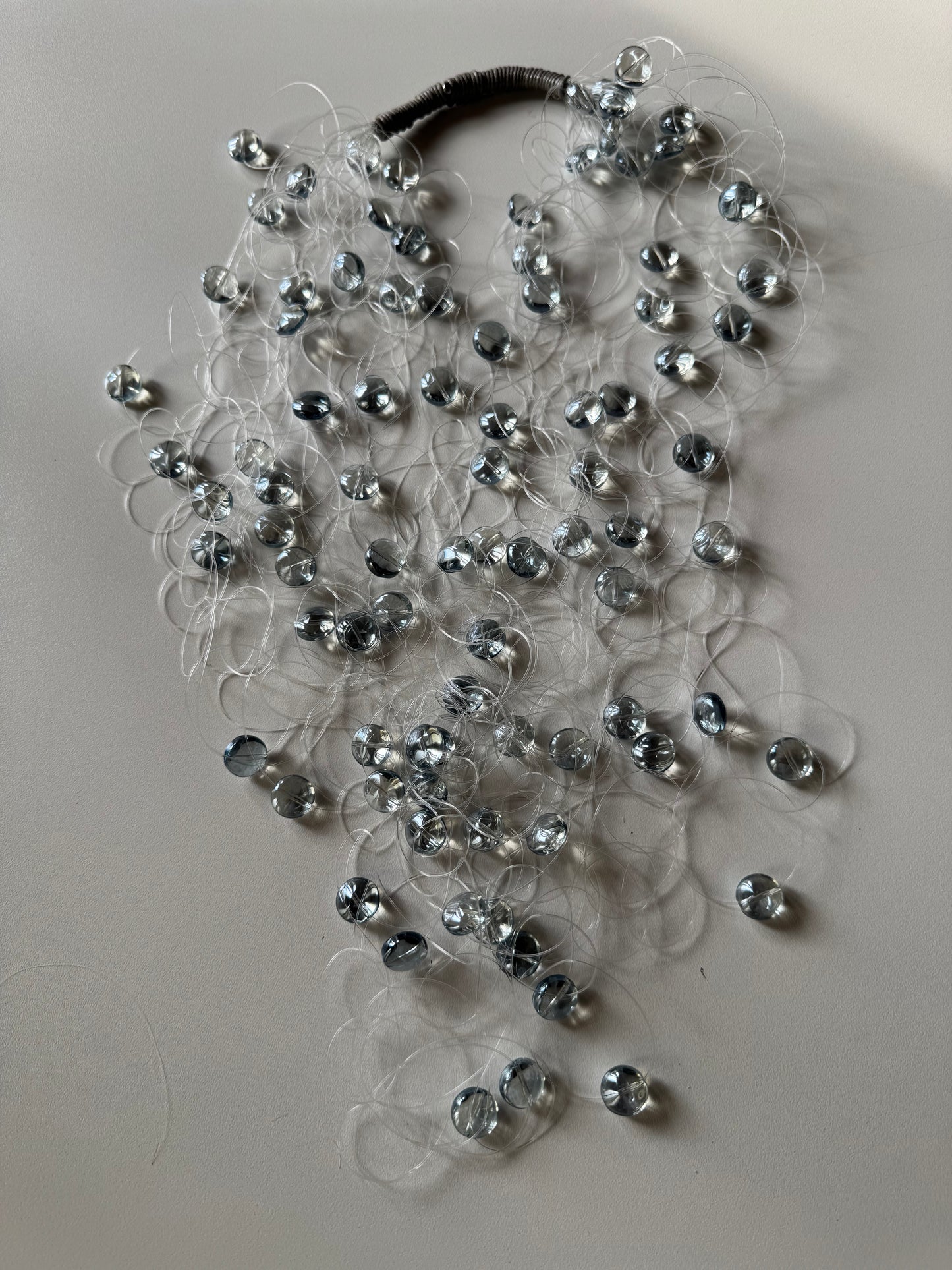 Collana Nube maxi cristalli lisci