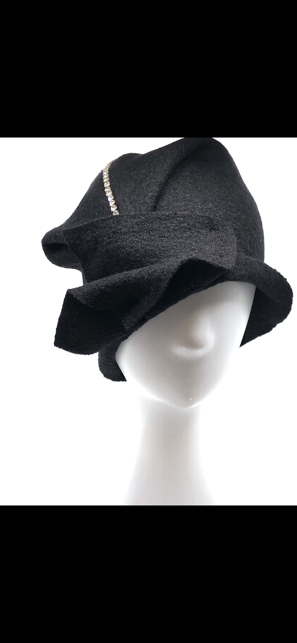 Cappello Origami in lana cotta