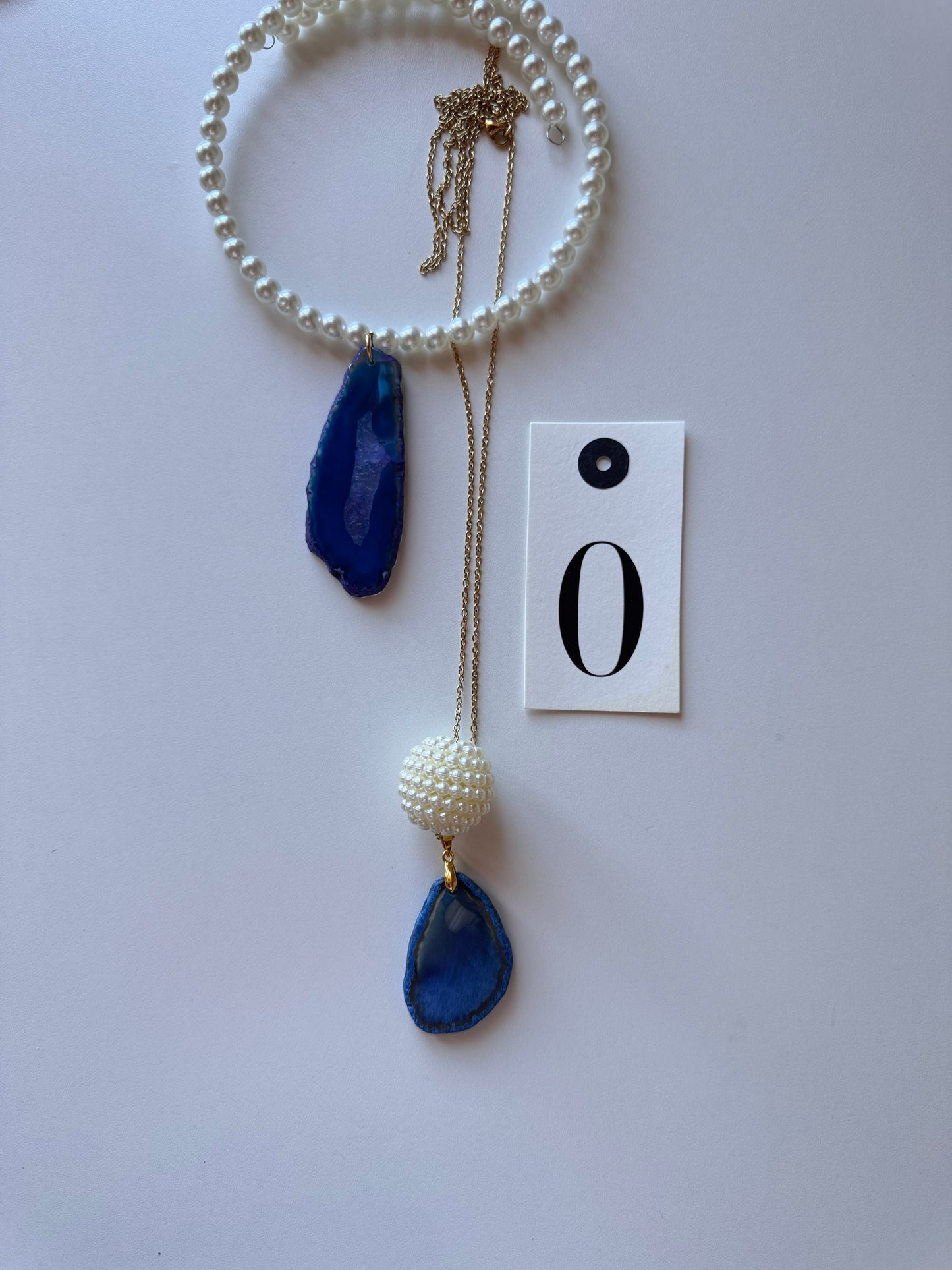 Combo Collana corta con perle + collana lunga