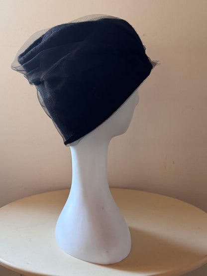 Cappello cloche pois