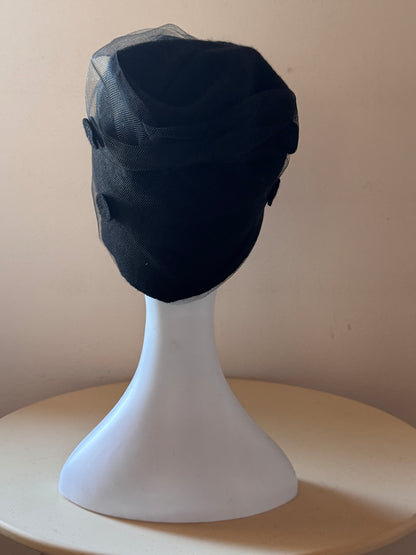 Cappello cloche pois