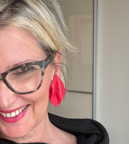 Orecchini materici sculture da indossare