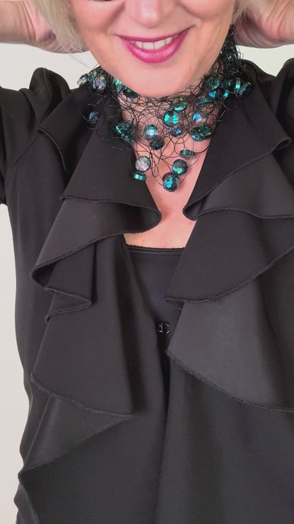 Collana Nube maxi cristalli